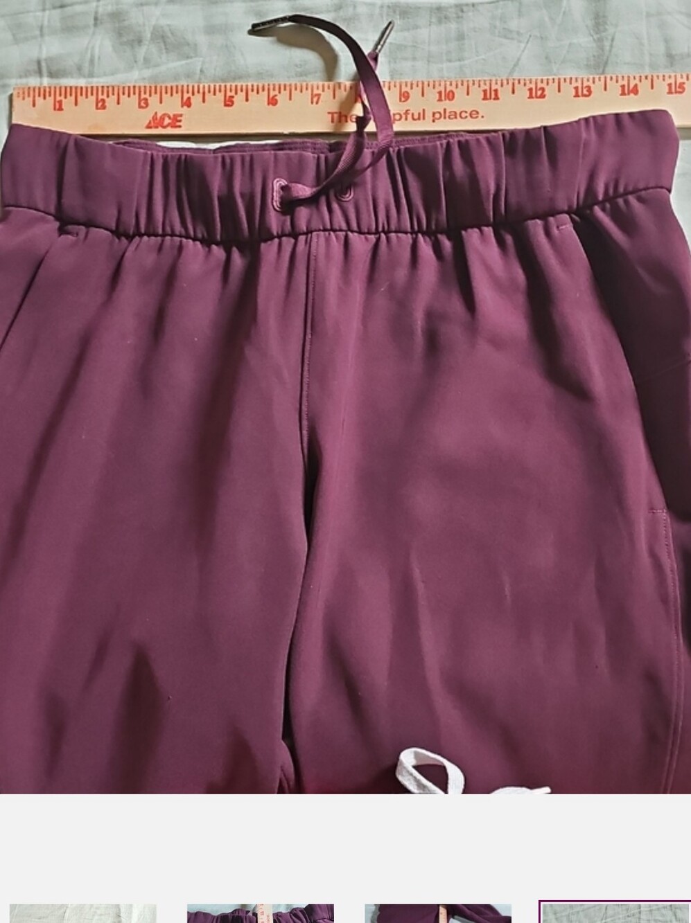 lululemon athletica Women's Jogger Pants in Plum - Picture 11 of 13